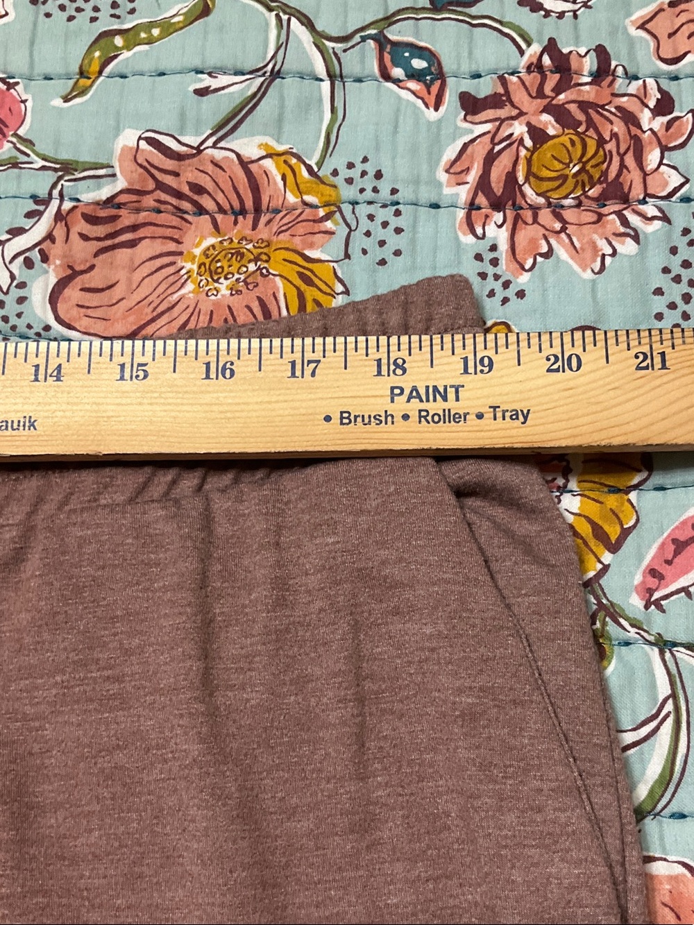 LOGO by Lori Goldstein Wide Leg Pants with lace hem - Picture 3 of 9